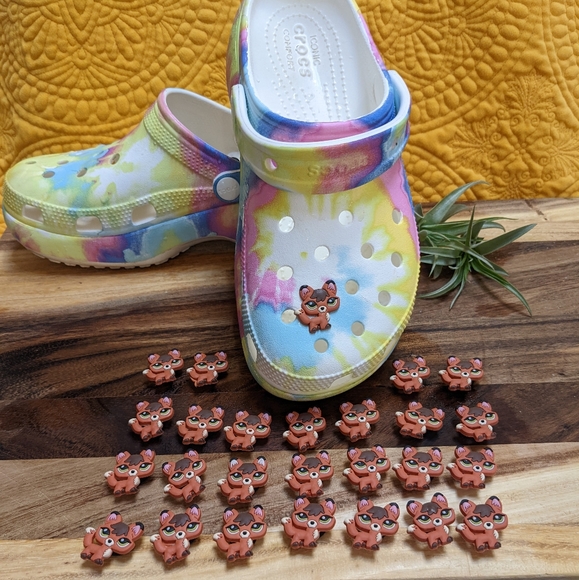 Qty 26! Shoe charms for Crocs Clogs - LPS Fox - Picture 2 of 2